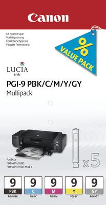 Immagine prodotto Canon Pgi-9 (M, GY, C, Y, PBK)