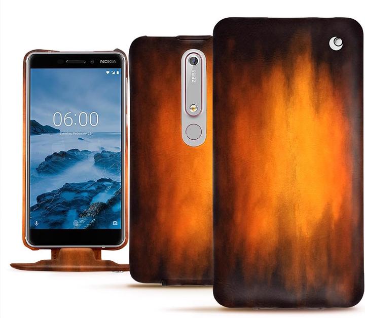 Produktbild Noreve Lederschutzhülle vertikal (Nokia 6 (2018))