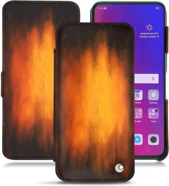 Productafbeelding Noreve Lederen omslag horizontaal (Oppo Find X)