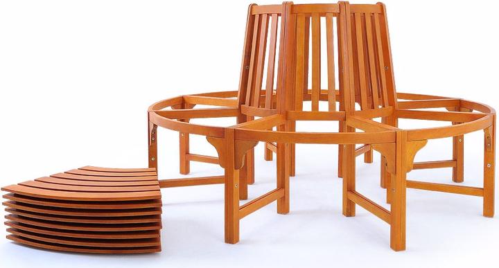 Image du produit Casaria Banc en arc de cercle