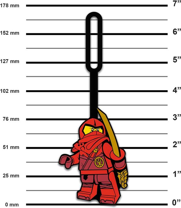 Produktbild LEGO Ninjago Kai Gepäckanhänger 9 cm (Schlösser & Anhänger)