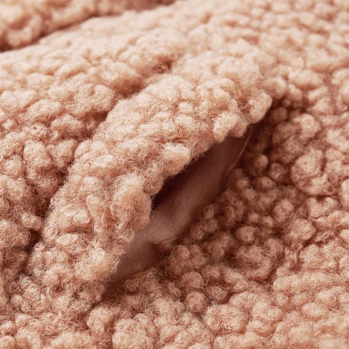 Image du produit VidaXL Veste à capuche enfant en fausse fourrure Teddy Cognac clair (116)