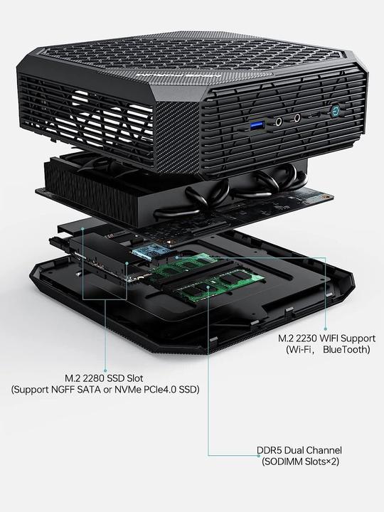 Image du produit Minisforum Neptune HX99G (AMD Ryzen 9 6900HX)