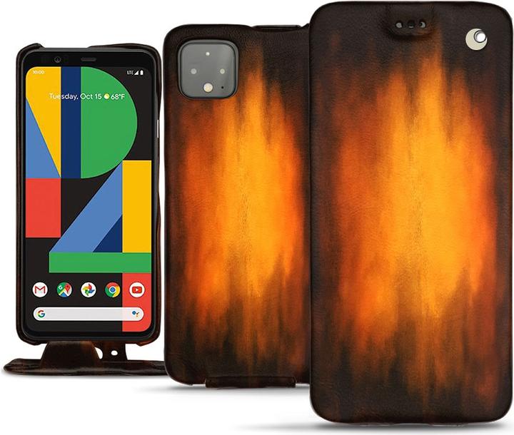 Actual product image Noreve Leather cover vertical (Google Pixel 4)