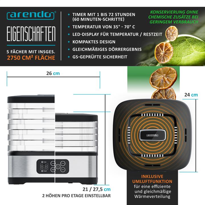 Image du produit Arendo Déshydrateur