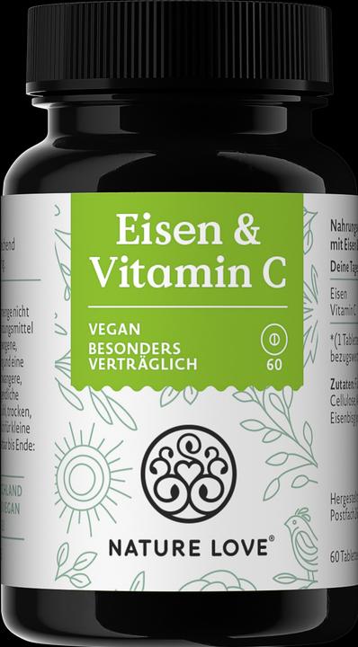 Image du produit Nature Love Fer & vitamine C (60 pièce(s), 45 g)