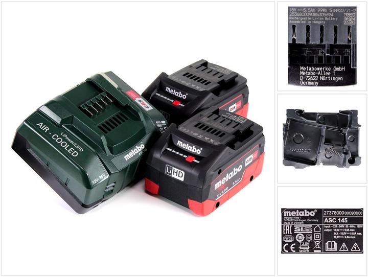 Image du produit Metabo Batterie d'outils (18 V)