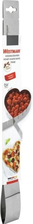 Actual product image Westmark Heartbaking tin, stainless steel, 19x5 cm