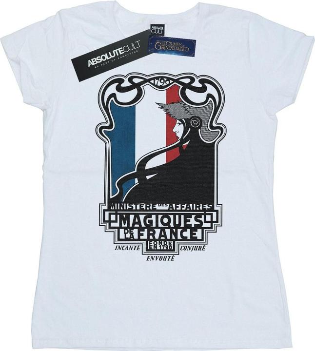 Actual product image Fantastic Beasts Womens/Ladies Magiques De La France Cotton T-Shirt (XXL)