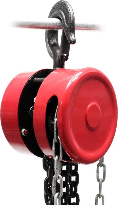 Image du produit Wiltec Palan à chaîne 3t Longueur de chaîne 3m Levage simple de charges Sylviculture Industrie Atelier