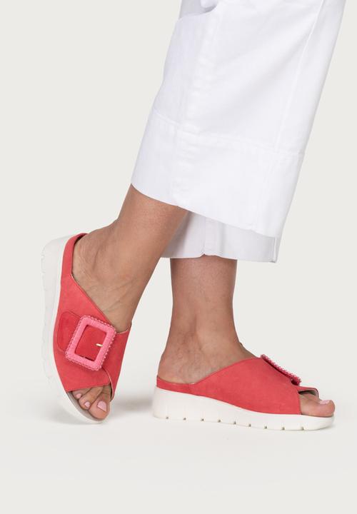 Produktbild Vitaform Pantolette Veloursleder Supersoft (37)