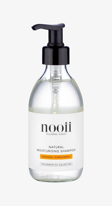 Immagine prodotto Nooii Naturale - Shampoo idratante al mandarino, timo e neroli (250 ml, Shampoo liquido)