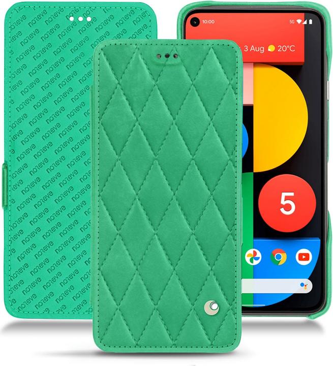 Actual product image Noreve Leather case horizontal (Google Pixel 5)