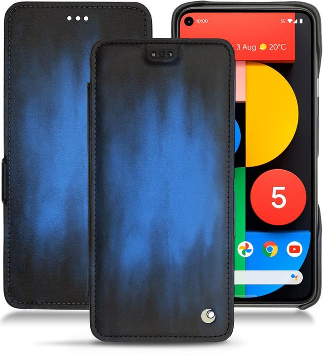 Productafbeelding Noreve Lederen omslag horizontaal (Google Pixel 5)