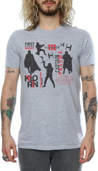 Immagine prodotto Star Wars The Last Jedi First Order Silhouettes Maglietta Uomo (XL)