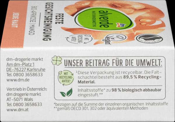 Produktbild dm alverde Feste Gesichtsreinigung Jede Haut (Gel)