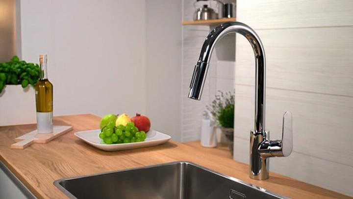 Produktbild hansgrohe Focus M41 Einhebel-Küchenarmatur 240, Ausziehbrause, 2 Strahlarten