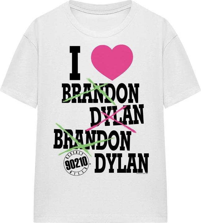 Actual product image 90210 Unisex Adult I Heart T-Shirt (L)