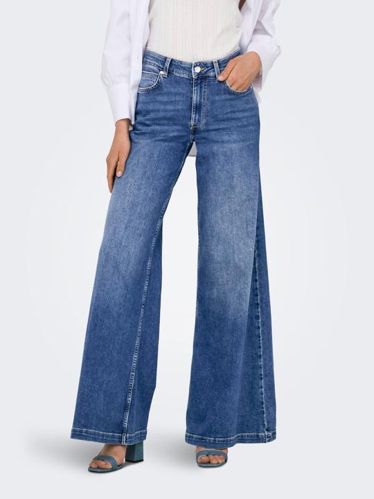 Produktbild Only ONLCALIFORNIA Mittlere Taille Weiter Beinschnitt Jeans Jeans mit weitem Bein (W28/L32)