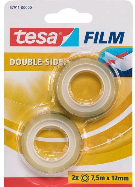 Image du produit tesa 2x tesafilm Ruban adhésif double face, film photo (15 mm)
