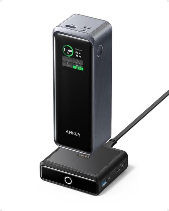 Anker Prime 737 PowerBank - 27.650 MAH, 250W - Deichbares USB/USB -C -Veröffentlichungen + 100 (27.65 mAh, 250 W)