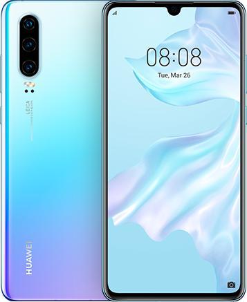Huawei P30 (128 Go, Breathing Crystal, 6.10", Double SIM hybride, 40 Mpx, 4G)