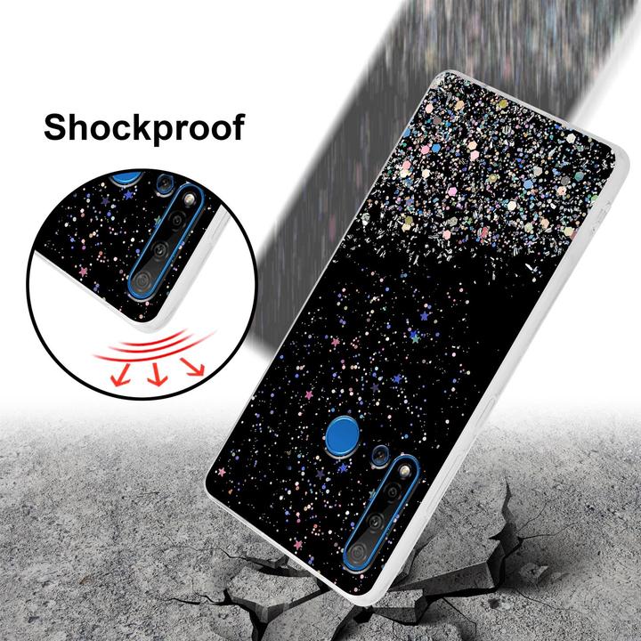 Produktbild Cadorabo TPU Cover funkelnder Glitter (Huawei Nova 5i, Huawei P20 Lite (2019))