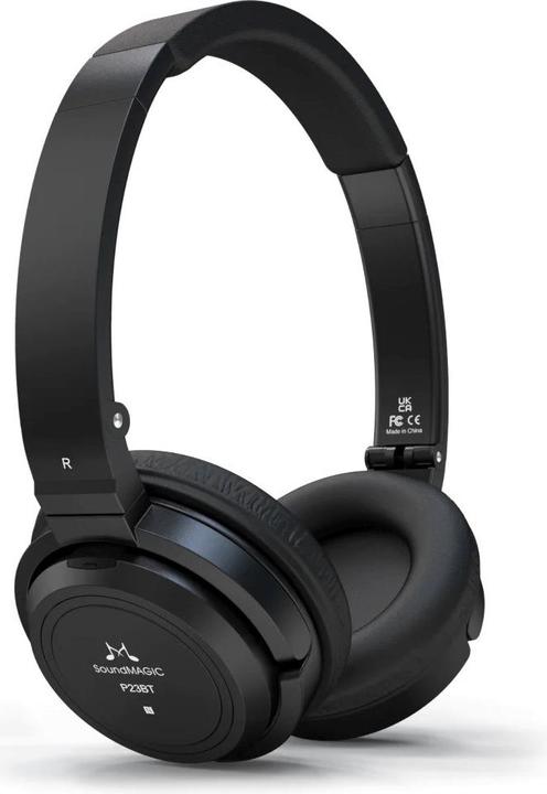 Image du produit SoundMagic P23BT casque noir - Casque Bluetooth supra-auriculaire (ANC, 60 h, Sans fil)