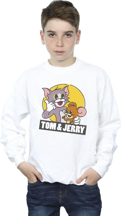 Actual product image Tom & Jerry Boys Sketch Logo Sweatshirt (152, 158)