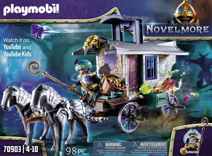 Produktbild Playmobil Violet Vale Händlerkutsche (70903, Playmobil Novelmore)