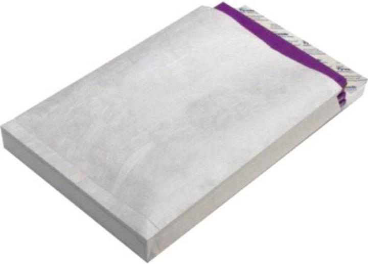 Image du produit Tyvek Pochette à soufflet B4 avec fond carré, sans fenêtre, blanche