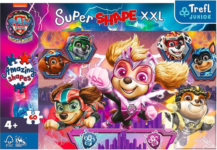 Actual product image Trefl Junior Super Shape XXL - Paw Patrol Film (60 pieces)