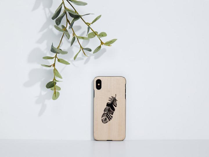 Produktbild Man&Wood SmartPhone case iPhone XS Max indian black (Apple iPhone XS Max)