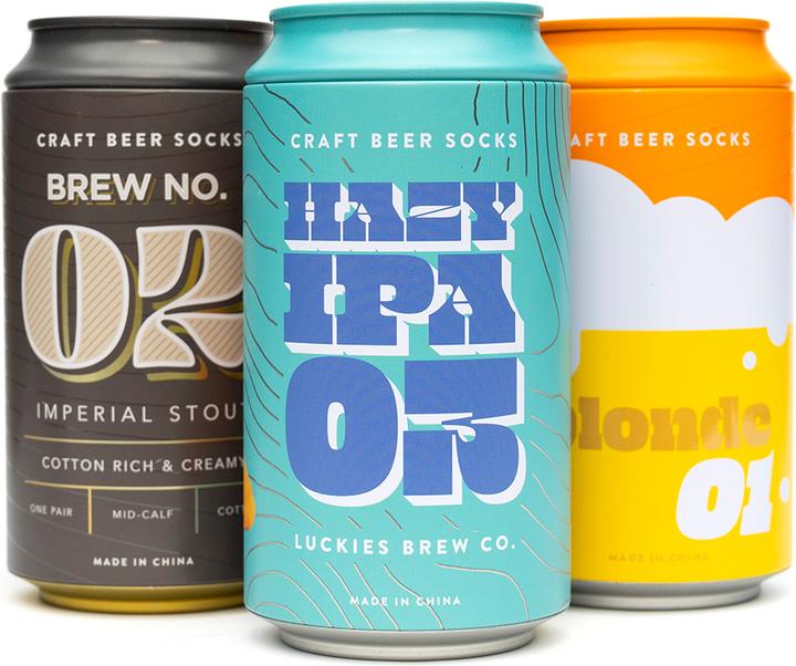 Image du produit Luckies Craft Beer Socks - Hazy Ipa (Une unité par pack, 41 - 45)
