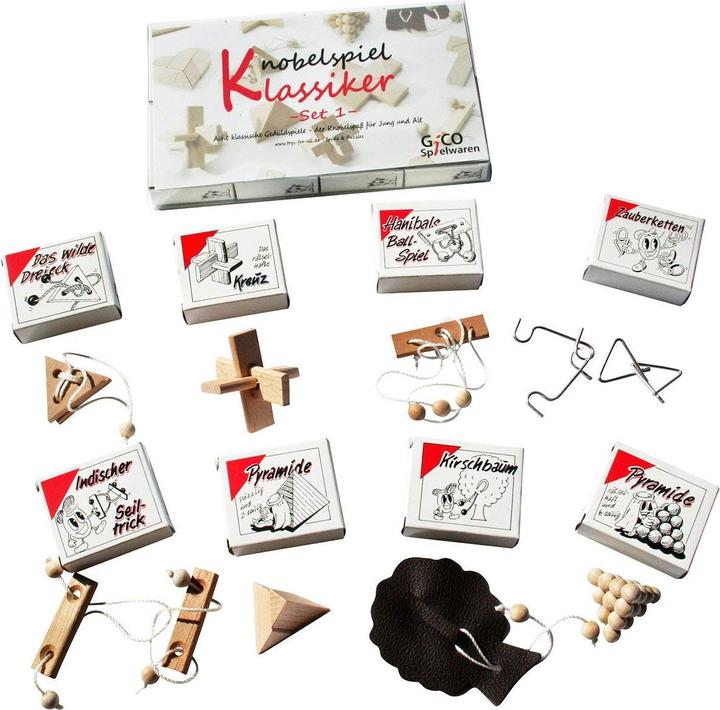 Produktbild Gico Knobelspiel Set