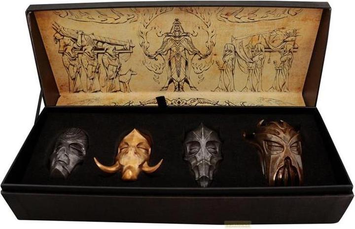 Image du produit Fanattik ELDER SCROLLS V SKYRIM -Set 4 Masques de Prêtre Dragon Edition Limitée
