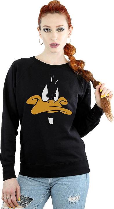 Produktbild Looney Tunes Womens/Ladies Daffy Duck Face Sweatshirt (XL)