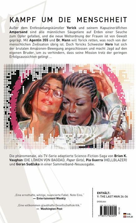 Produktbild Panini Y: The Last Man (Deluxe Edition) (Deutsch, Brian K. Vaughan, Pia Guerra, 2022)
