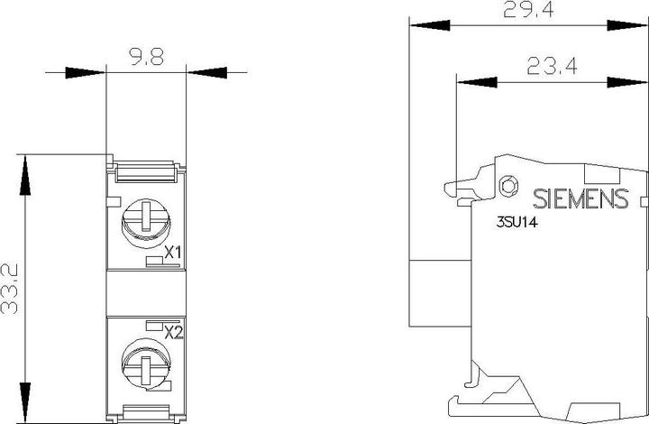 Immagine prodotto Siemens Modulo LED, bianco, montaggio su piastra frontale