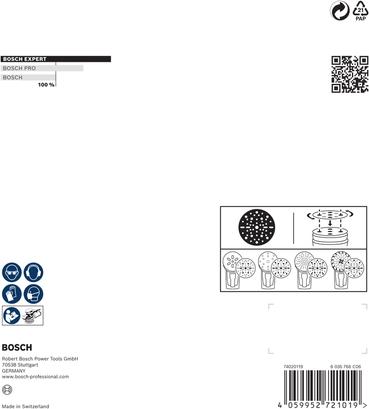 Actual product image Bosch Professional Schleiffolie Expert O780 (3x80, 3 x G180, 3x120)