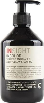 Insight Incolor Shampoo Eliminating Yellow Tones 400Ml (400 ml, Flüssiges Shampoo)