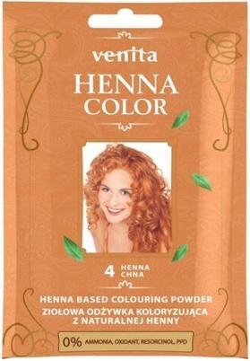 Venita - Henna Color Herbal Coloring Conditioner From Natural Henna 4 Henna Chna 25G