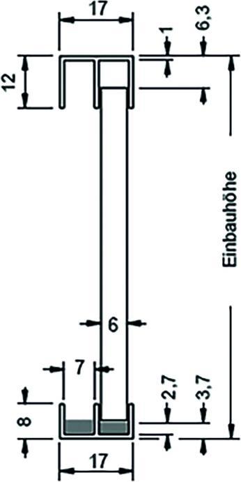 Actual product image Vitris DURUS Einlage Kunststoff, 2.5m