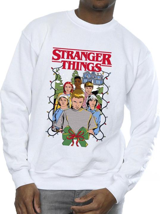 Produktbild Netflix Stranger Things Christmas Poster Sweatshirt (XL)