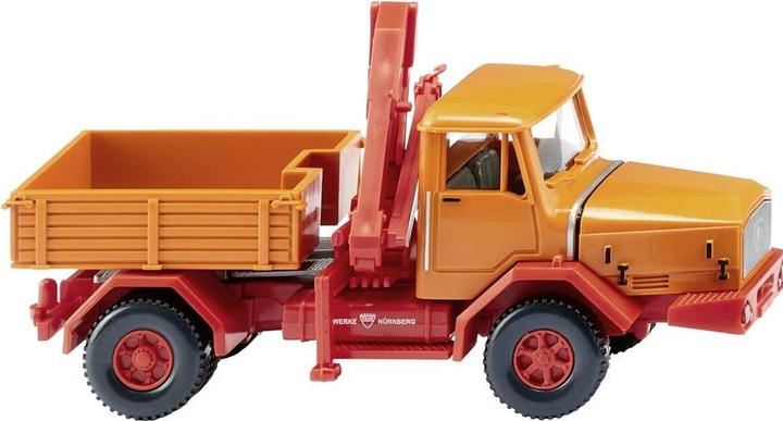 Produktbild Wiking 049305 H0 LKW Modell Faun Schwerlastzugmaschine - gelborange