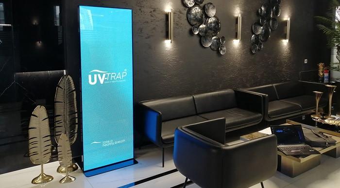 Image du produit DSS Totem LED d'intérieur Portrait, 79", noir