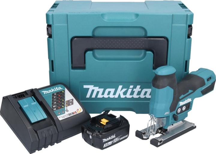 Produktbild Makita DJV 185 RF1J Akku PendelhubstichsÃ¤ge 18 V Brushless + 1x Akku 3,0 Ah + LadegerÃ¤t + Makpac
