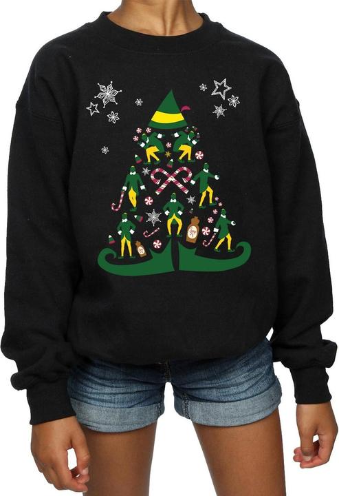 Immagine prodotto Elf Christmas Tree Felpa Ragazze (140, 146)
