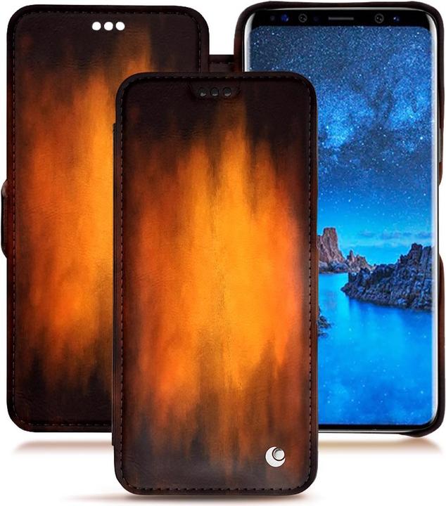 Productafbeelding Noreve Lederen omslag horizontaal (Samsung Galaxy S9)