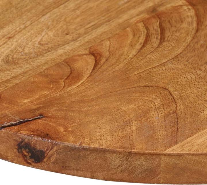 Produktbild VidaXL Tischplatte Holzplatte Massivholzplatte Ø 80x2,5cm Rund Massivholz Mango (80 x 2,5 cm)